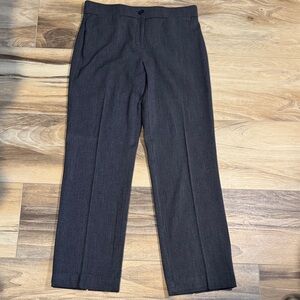 David Dart Women’s Dress Pants – Size 6 | Dark Charcoal Gray/Black